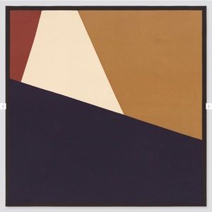 Uniqlo color block print scarf